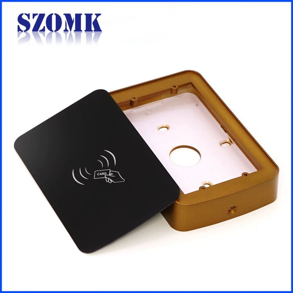 Boîtier en plastique RFID de boîte de jonction en plastique d'abs abs fait sur commande de SZOMK IP54 pour le lecteur de cartes AK-R-160 118 * 75 * 22mm