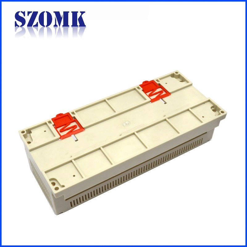 SZOMK Din Rail Electronic Enclosure Project Box Plastic PLC Instrument Case Box AK-P-22 / AK-P-22