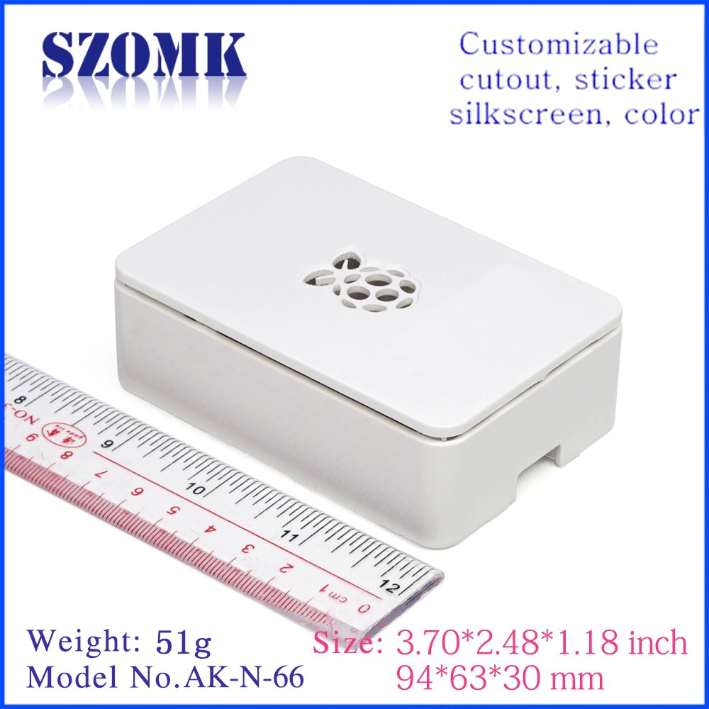 SZOMK IP54 abs electronics Raspberry Pi Enclosure for PCB AK-N-66 94 * 63 * 30mm