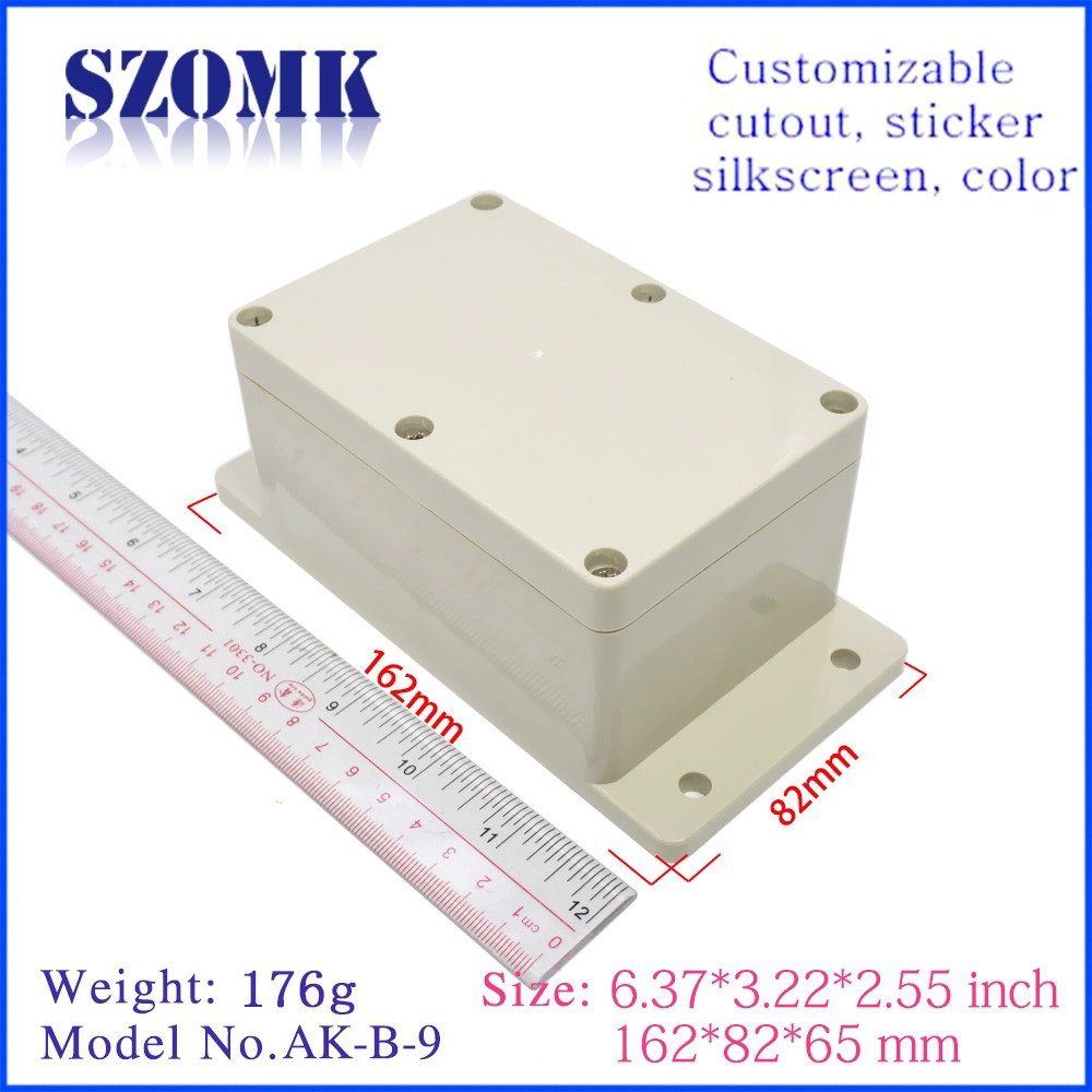 SZOMK IP65 waterdichte elektrische aansluitdoos buiten elektrische aansluitdoos AK-B-9 162 * 82 * 65 mm