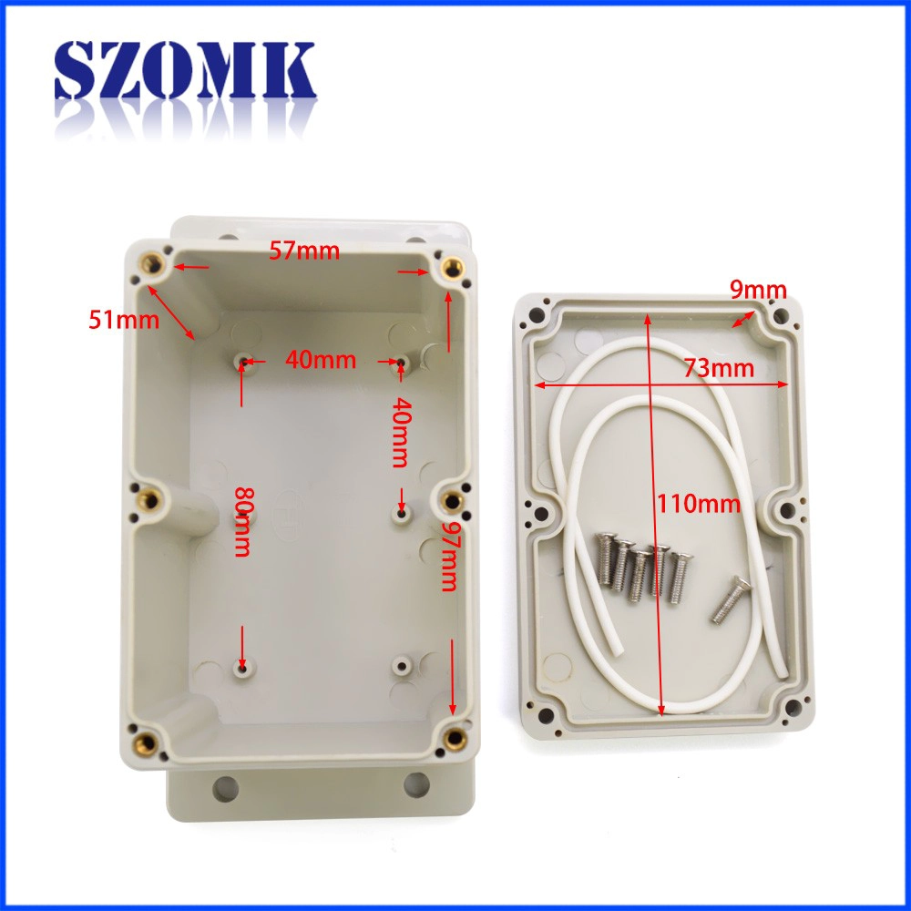SZOMK IP65 waterdichte elektrische aansluitdoos buiten elektrische aansluitdoos AK-B-9 162 * 82 * 65 mm