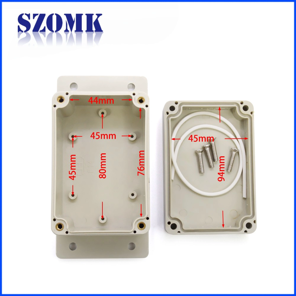 SZOMK IP65 waterproof junction box for external cable connections AK-B-14 140*70*50mm