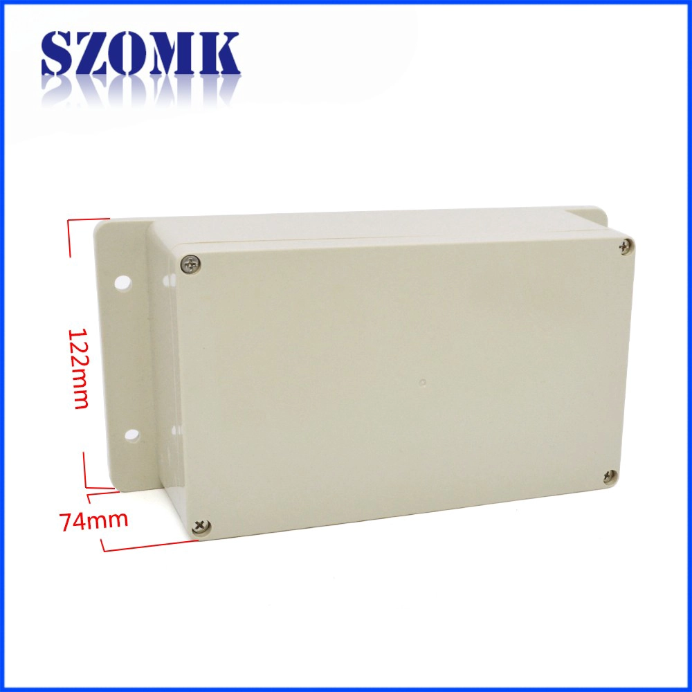 SZOMK IP65 للماء مربع تقاطع للماء الضميمة الكهربائية AK-B-11 243 * 122 * 74mm