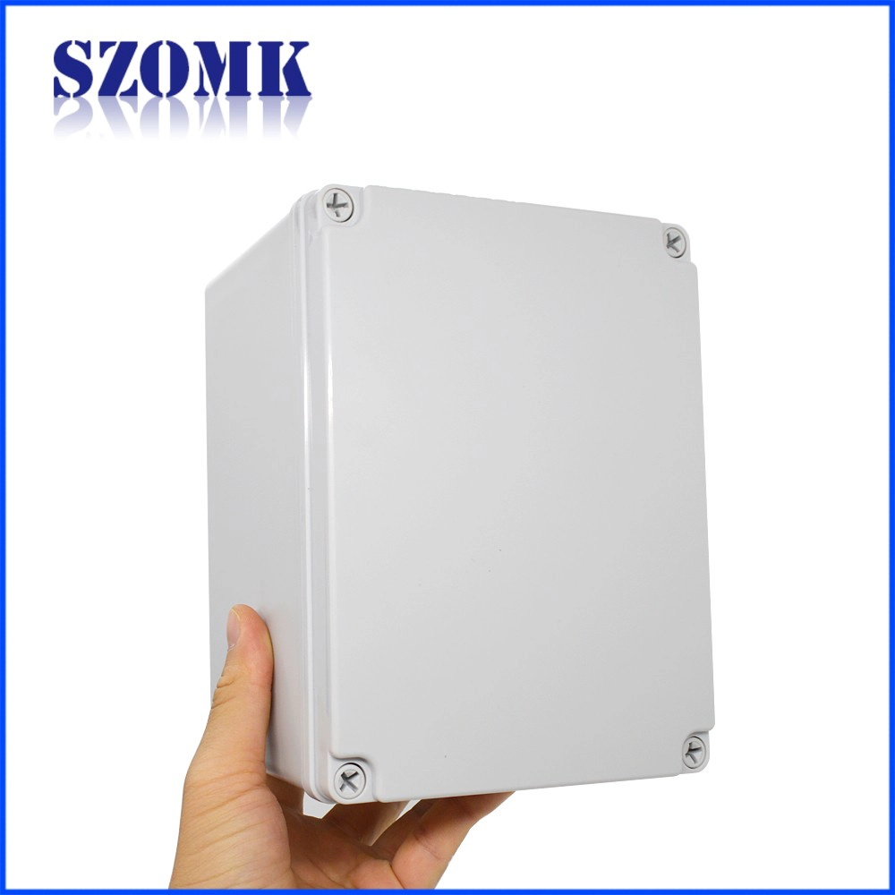 SZOMK IP66制造商定制的印刷塑料盒,用于PCB板湿度传感器外壳接线柱Abs开关盒200 * 150 * 130 mm / AK-AG-28