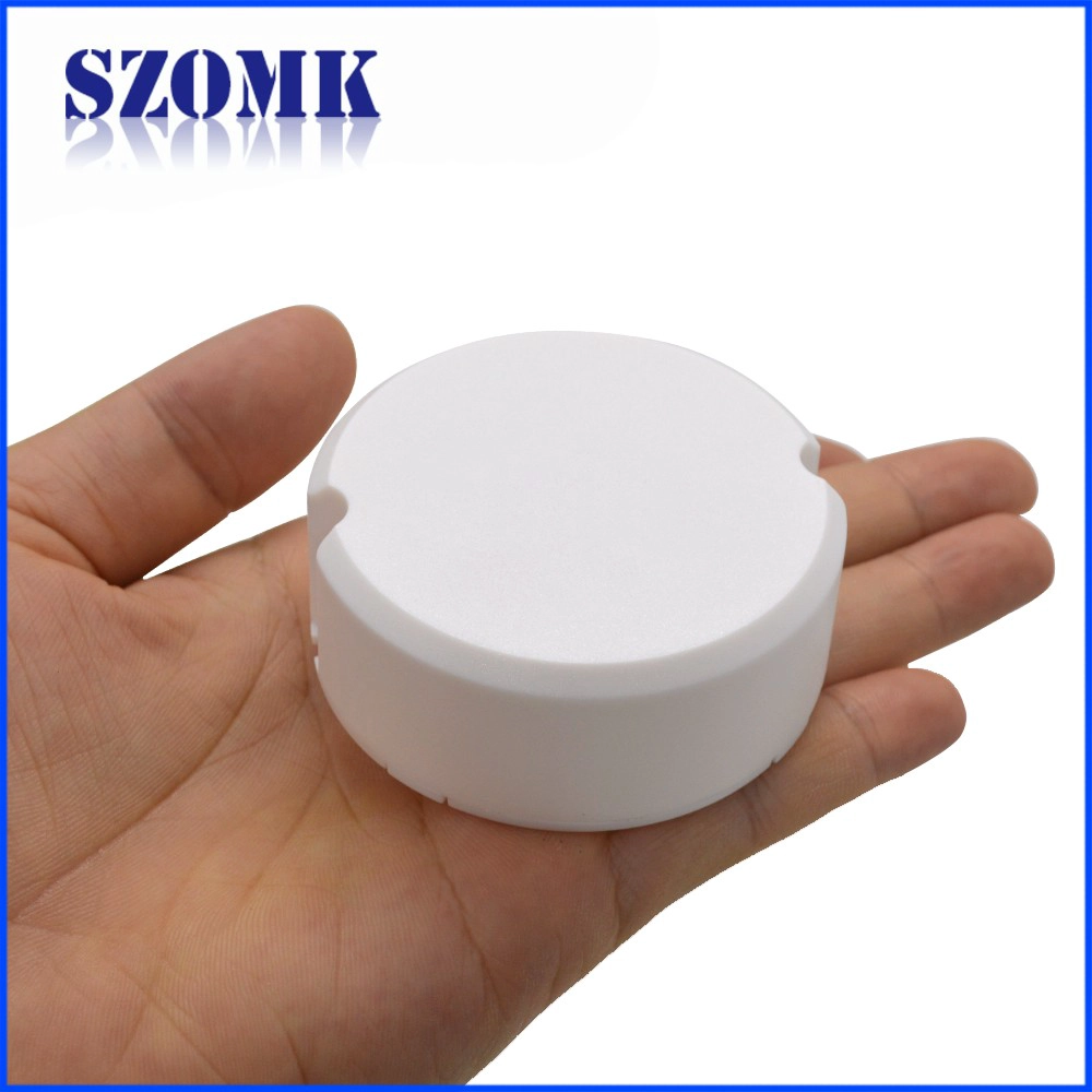 SZOMK LED driver box round abs plastic enclosure for electronics AK-37 65*25mm