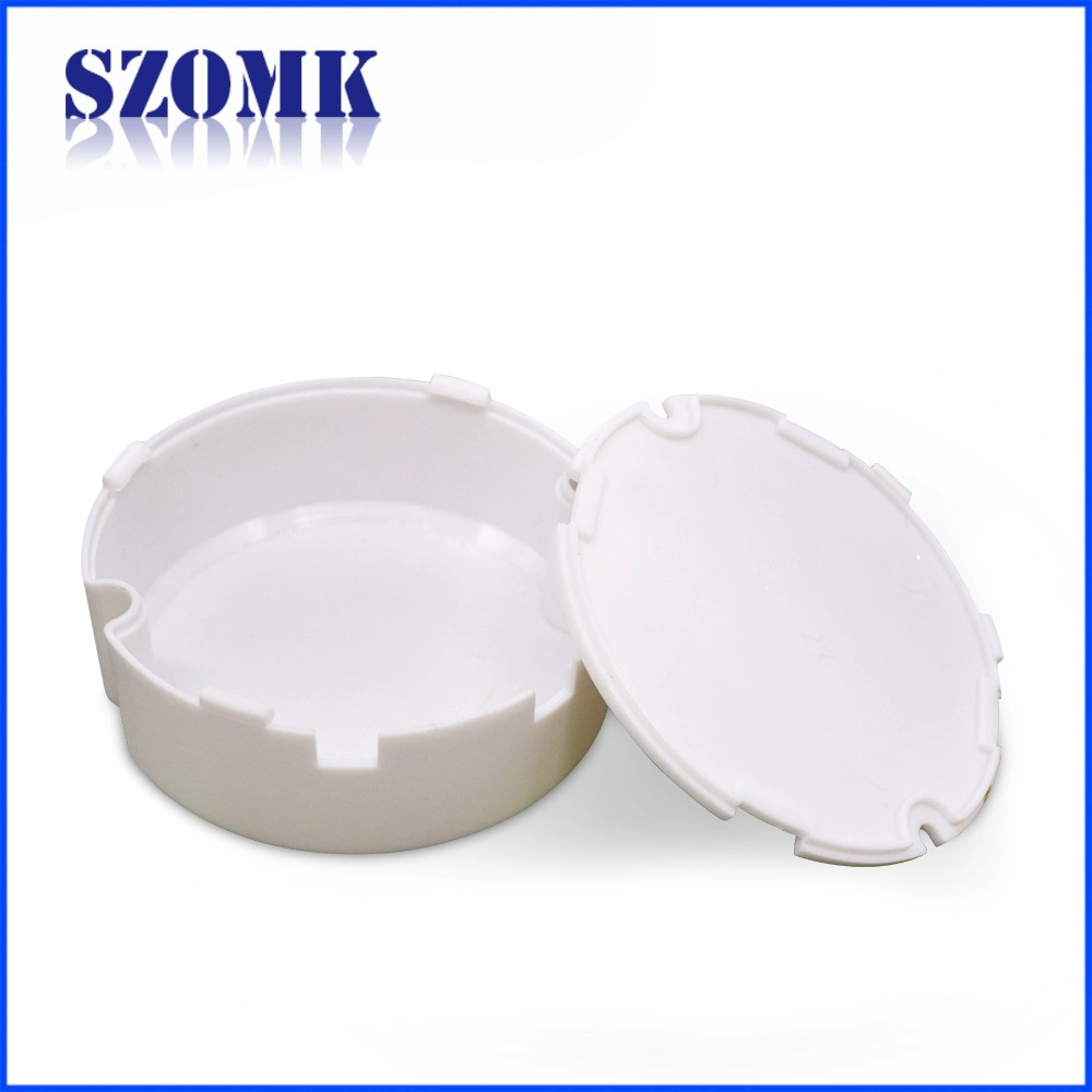 SZOMK LED driver box round abs plastic enclosure for electronics AK-37 65*25mm