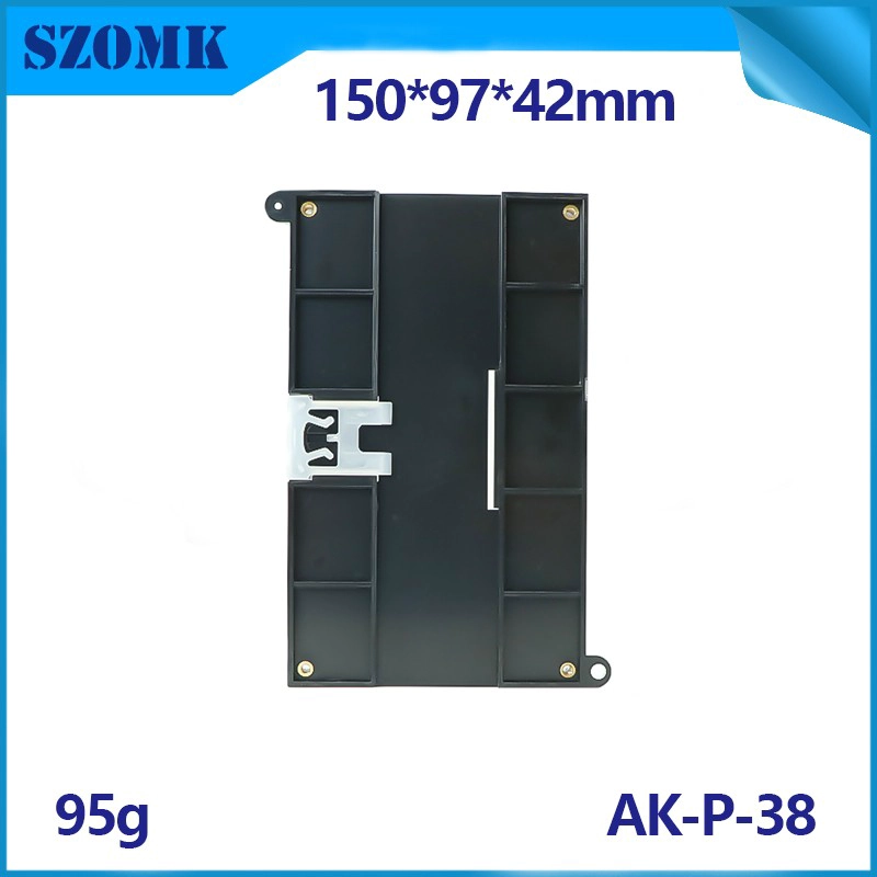 Caja de control de Szomk PLC Tapa transparente para PCB y bloques de terminales AK-P-38 150 * 90 * 40mm