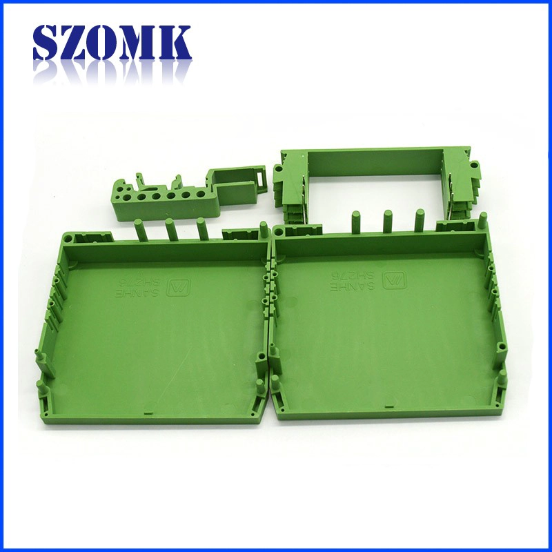 Scatola di plastica di elettronica di recinzione della scatola di guida di plastica del contenitore di guida di plastica di SZOMK per la scatola elettronica di progetto / 80 * 85 * 25mm / AK-04-08
