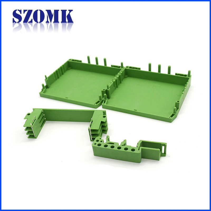Scatola di plastica di elettronica di recinzione della scatola di guida di plastica del contenitore di guida di plastica di SZOMK per la scatola elettronica di progetto / 80 * 85 * 25mm / AK-04-08