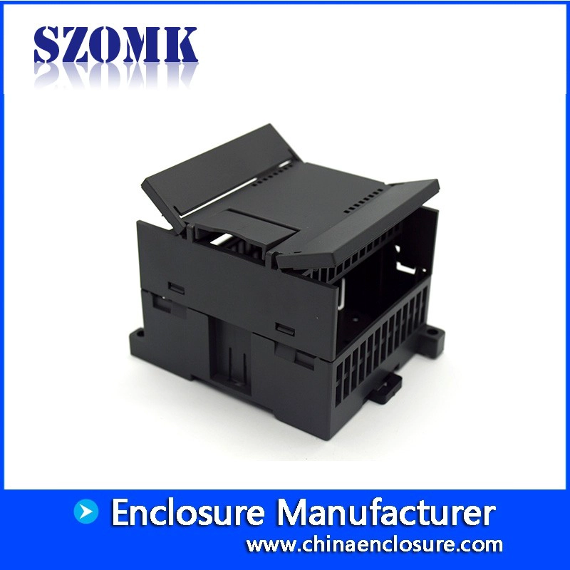SZOMK Plastic Electronics Din Rail PLC Enclosure Junction box 80*70*61mm