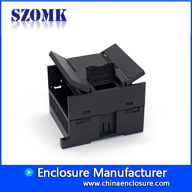 SZOMK Plastic Electronics Din Rail PLC Enclosure Junction box 80*70*61mm