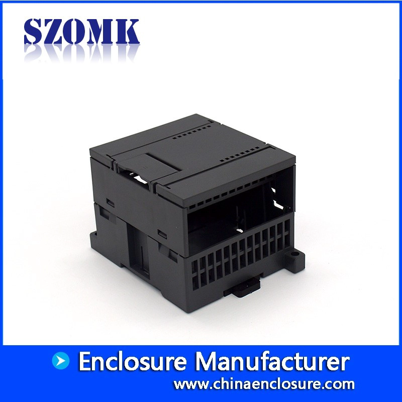 SZOMK Plastic Electronics Din Rail PLC Enclosure Junction box 80*70*61mm