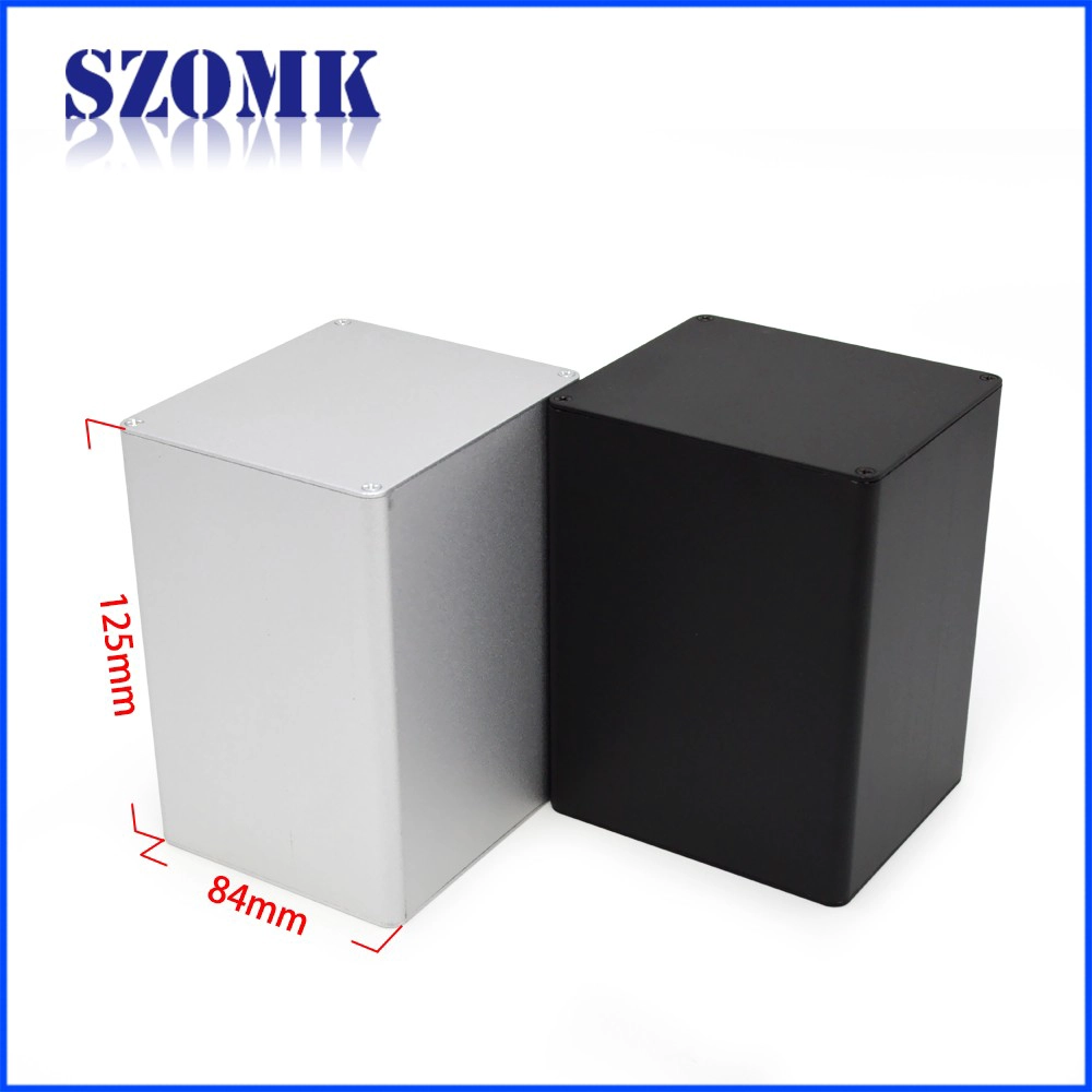 SZOMK Caja de aluminio popular para electrónica AK-C-B88 125 * 97 * 84 mm