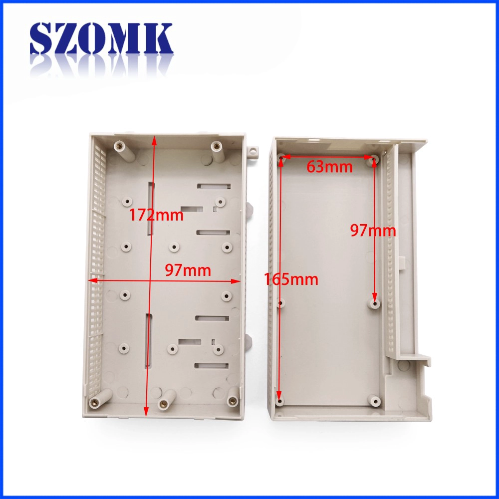 SZOMK abs plastic enclosure PCB board holder junction box for electronics AK-P-34 300x110x60mm