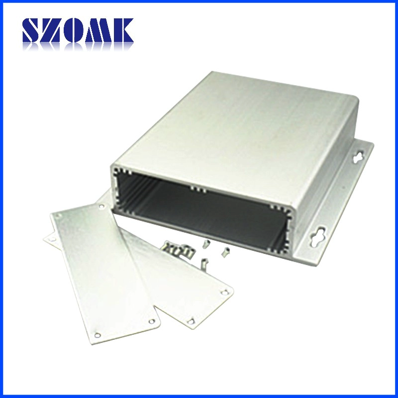 SZOMK extruded aluminum enclosure customized metal PCB box housing for power supply AK-C-A10 38*150*155mm