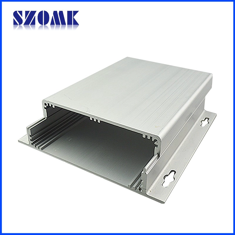 SZOMK extruded aluminum enclosure customized metal PCB box housing for power supply AK-C-A10 38*150*155mm