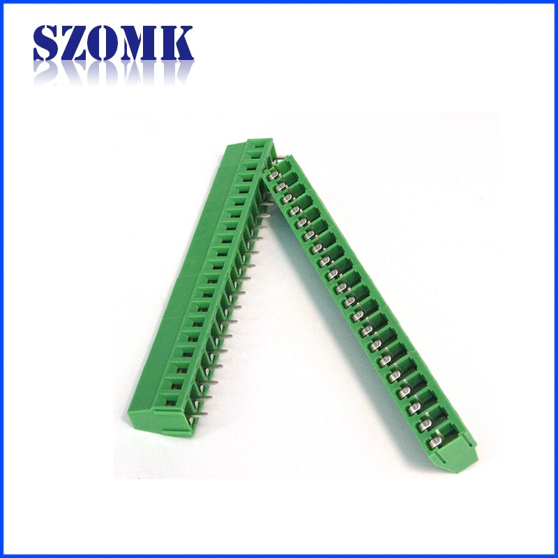 SKOMK高品質DINレールハウジング、PCB AK-P-09A 145x90x72mm用端子台付き