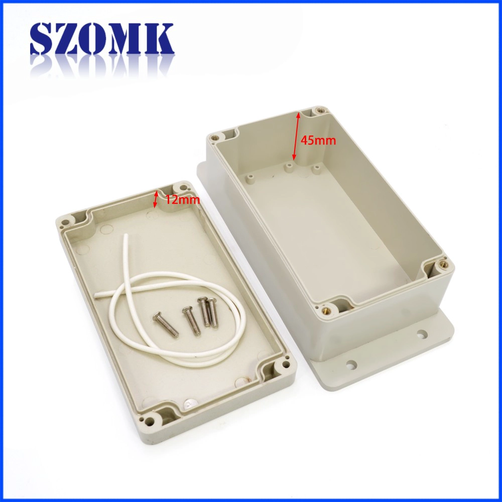 SZOMK ip65waterproof outdoor electrical junction box for pcb AK-B-12 195*92*61mm