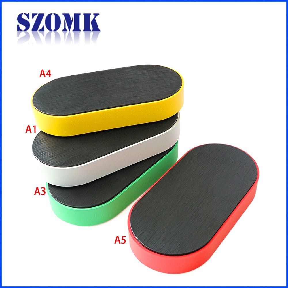Szomk Nuevos productos IP54 Cabrillo de plástico para dispositivos electrónicos AK-S-124 200 * 100 * 32