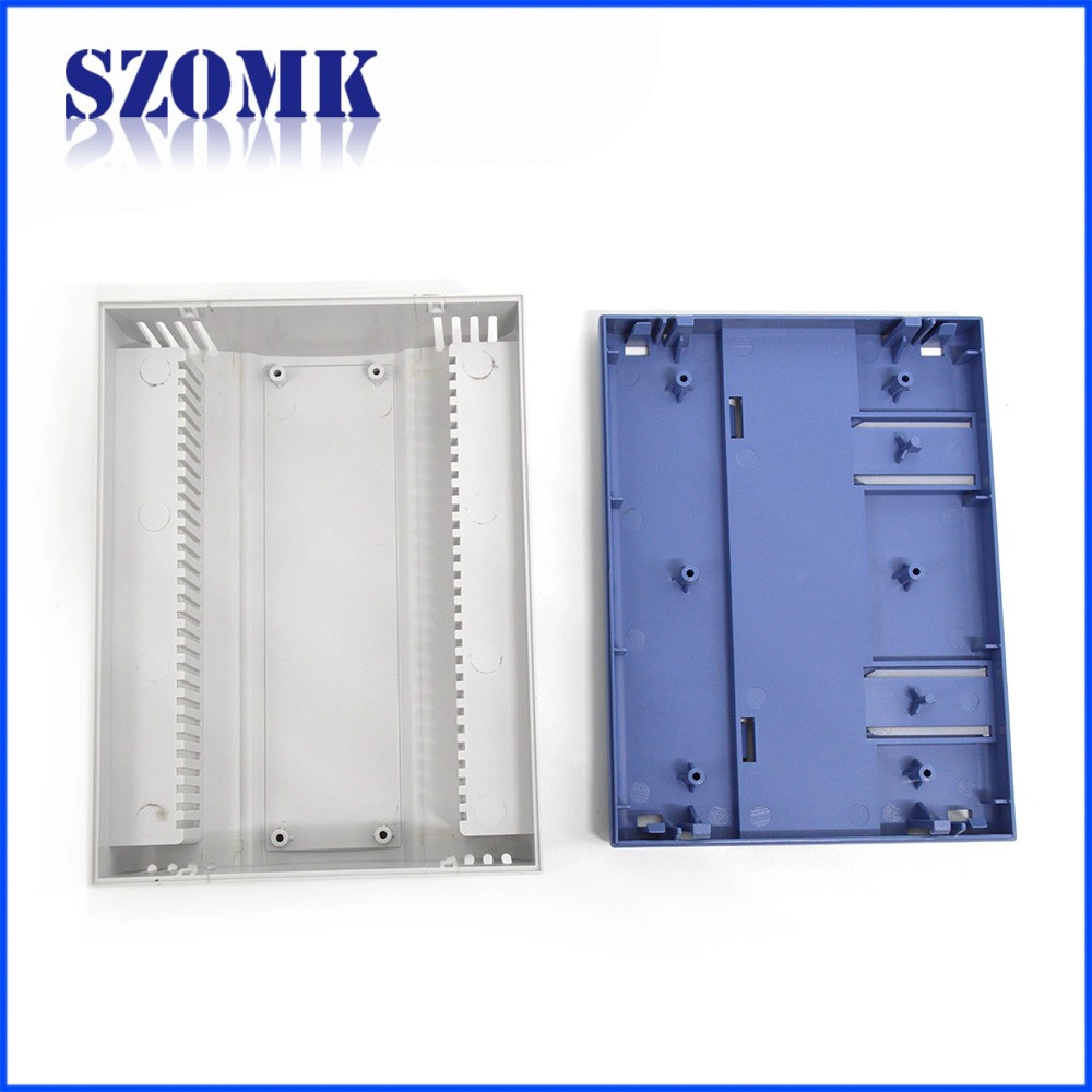 SZOMK塑料DIN导轨外壳工业控制箱/ AK-DR-57/150 * 112 * 56mm