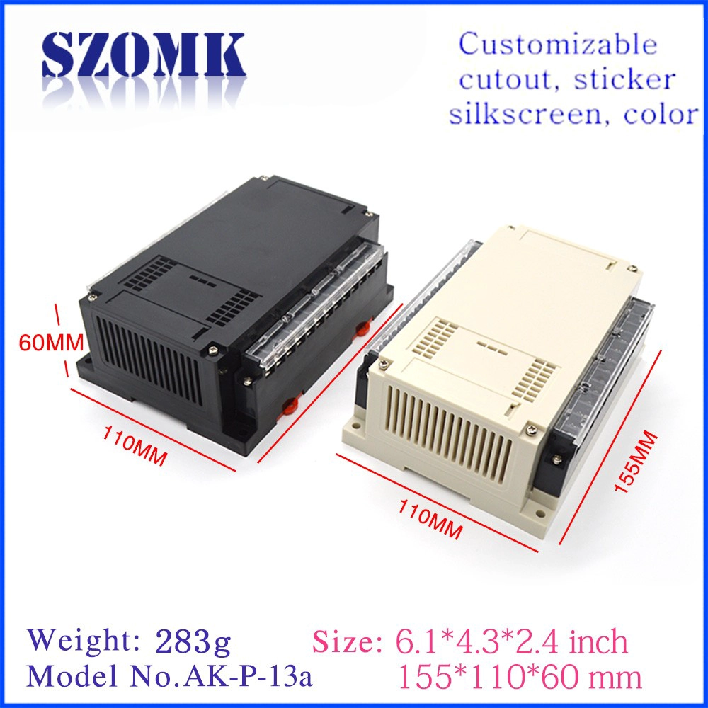 Scatola di controllo industriale in plastica SZOMK per box din / AK-P-13a