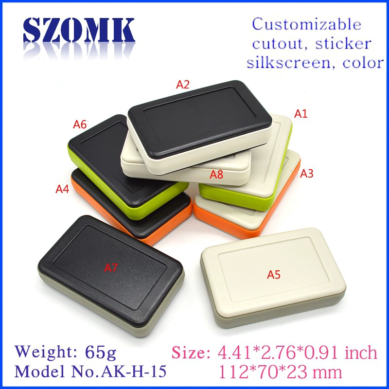 SZOMK power supply enclosure abs hand held plastic enclosure manufacture