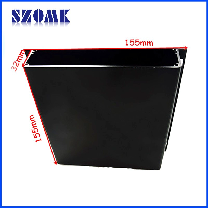 SZOMK wall mounting enclosure metal aluminum junction box for PCB AK-C-A5 32*155*155mm