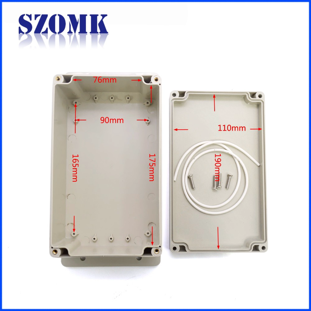 SZOMK電気機器用耐候性プラスチックエンクロージャボックスAK-B-11 243 * 122 * 74mm