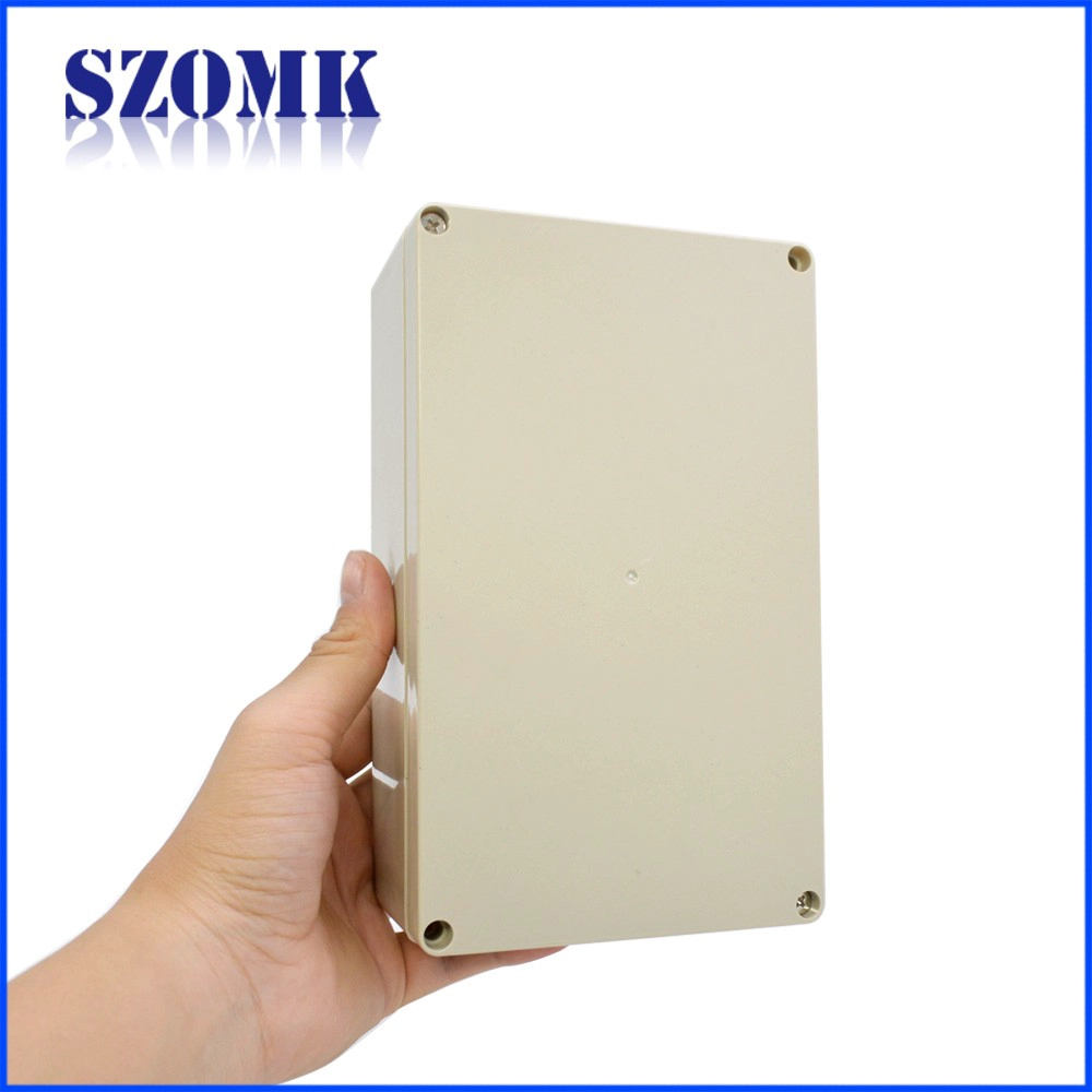 Shenzhen IP65 high quality outdoors 200X120X72mm abs plastic junction waterproof enclosure supply/AK-B-1