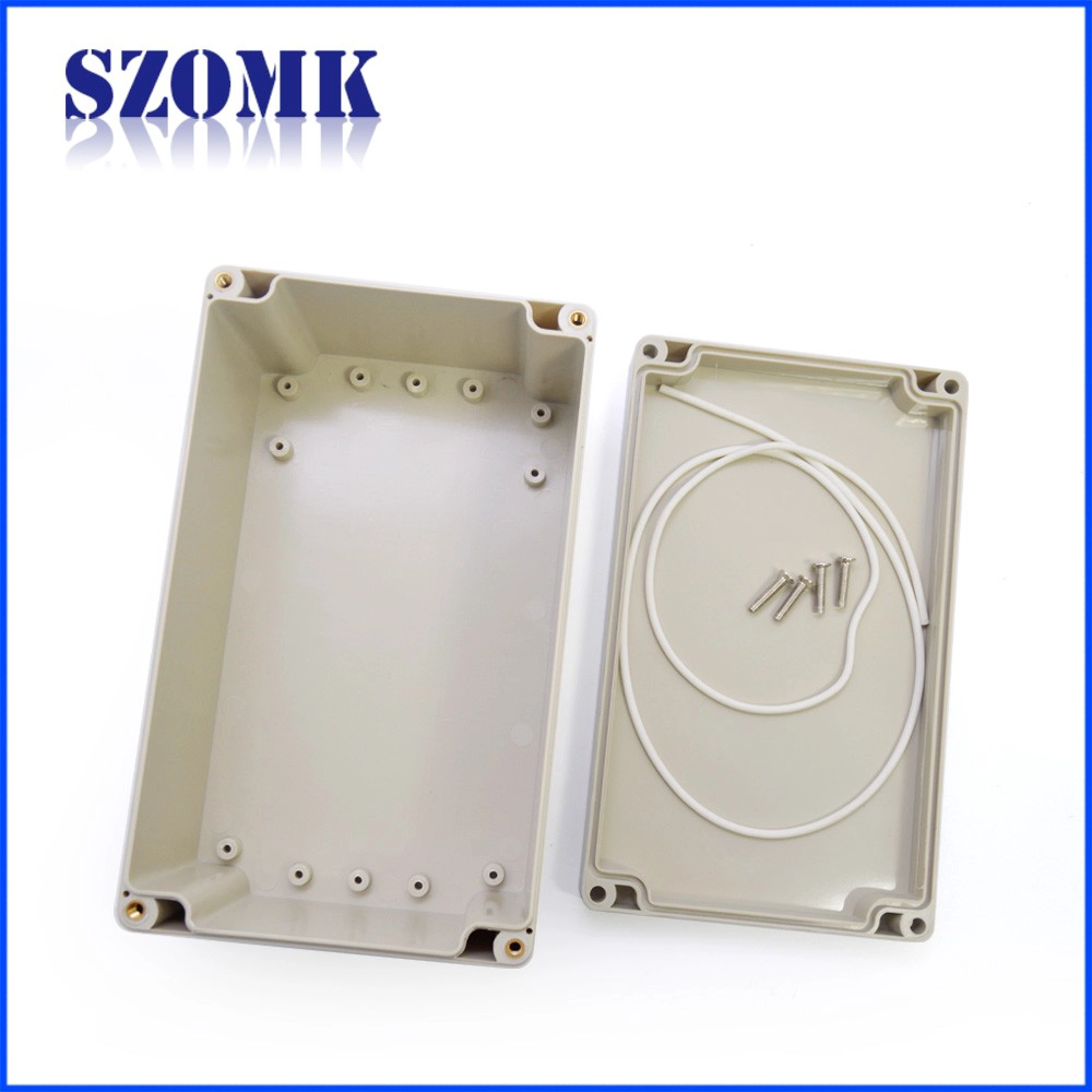 Shenzhen IP65 high quality outdoors 200X120X72mm abs plastic junction waterproof enclosure supply/AK-B-1