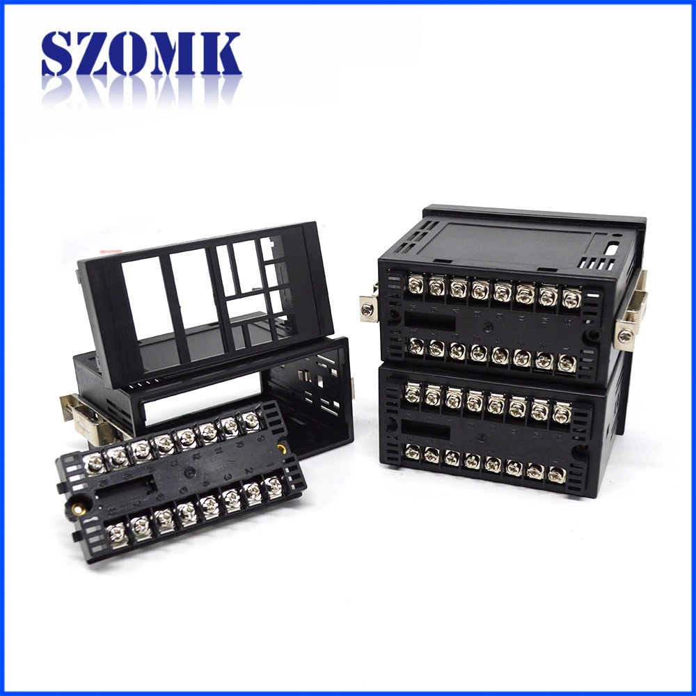 Shenzhen best selling hot chinese products two types din rail termination box plastic enclosure manufacturer AK-DR-55 96*48*76mm