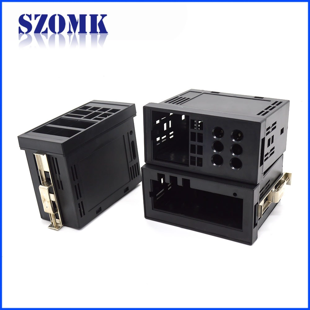 Shenzhen best selling hot chinese products two types din rail termination box plastic enclosure manufacturer AK-DR-55 96*48*76mm