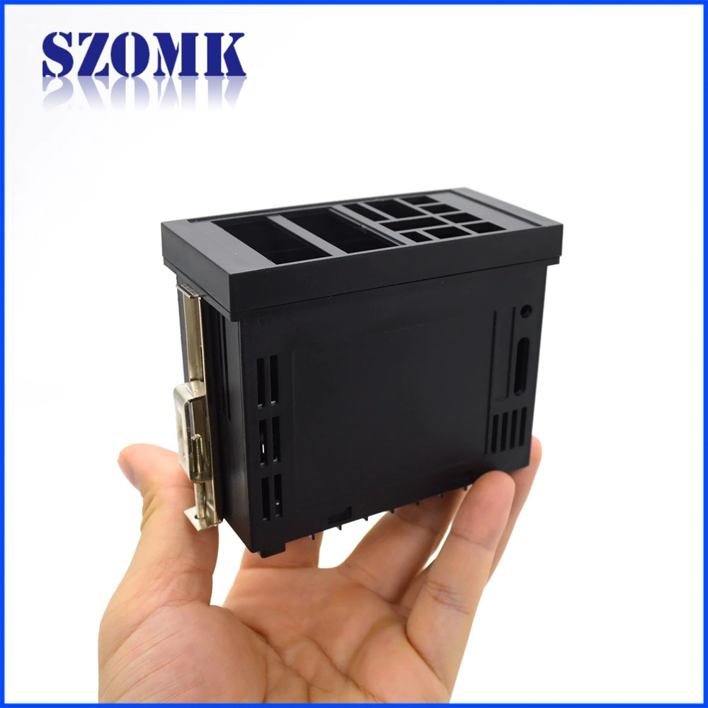 Shenzhen best selling hot chinese products two types din rail termination box plastic enclosure manufacturer AK-DR-55 96*48*76mm