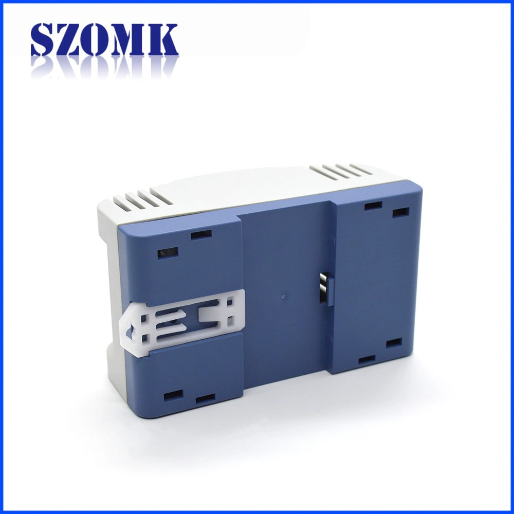 Shenzhen factory supplier abs plastic din rail box for controller terminal enclosure size 112*65*56mm