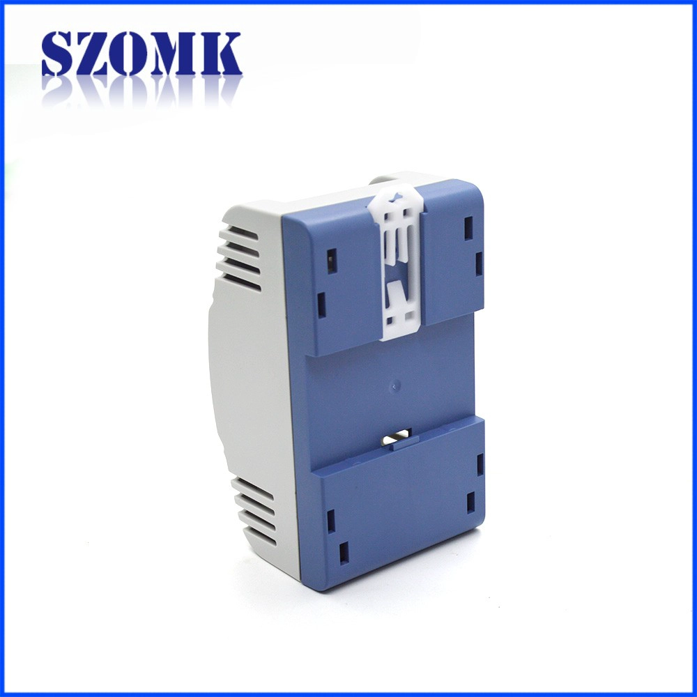 Shenzhen factory supplier abs plastic din rail box for controller terminal enclosure size 112*65*56mm
