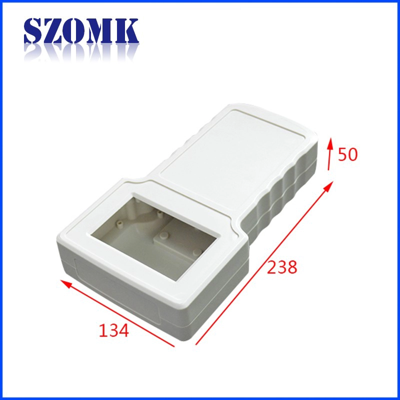 Shenzhen high quality 238X134X60mm abs plastic hand held junction box supply/AK-H-19