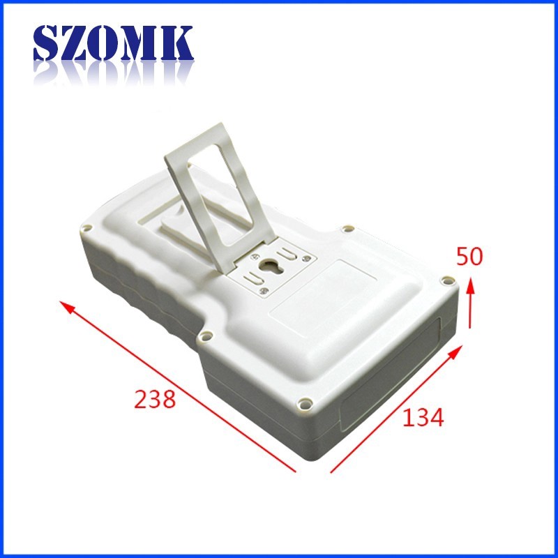 Shenzhen high quality 238X134X60mm abs plastic hand held junction box supply/AK-H-19
