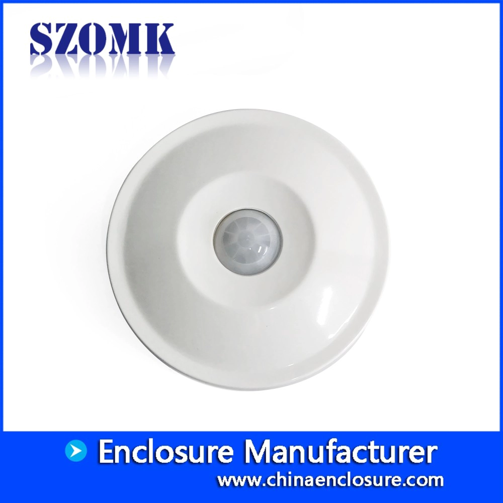 Shenzhen hot sale round sensor box base custom access control RFID enclosure manufacturer AK-R-157 94*32mm