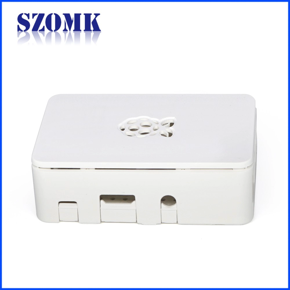 Shenzhen new design Raspberry Pi 3b WiFi generation 2 ABS plastic 94X63X30mm housing case / AK-N-66