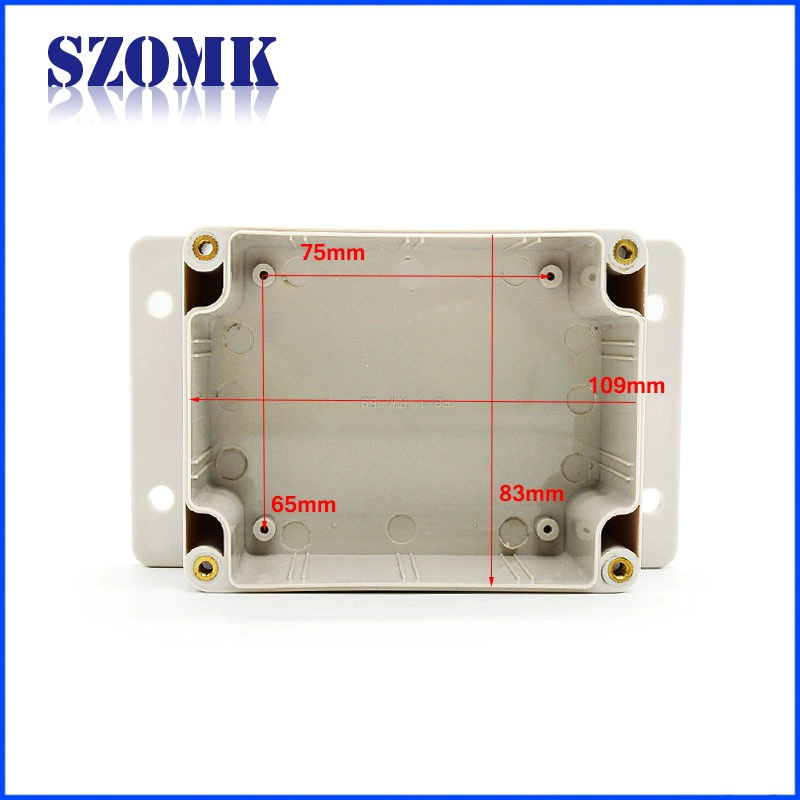 Small Wall Mount IP65 Plastic Waterproof Enclosure Standard Project Box Case/115*88*55mm/AK-B-3B