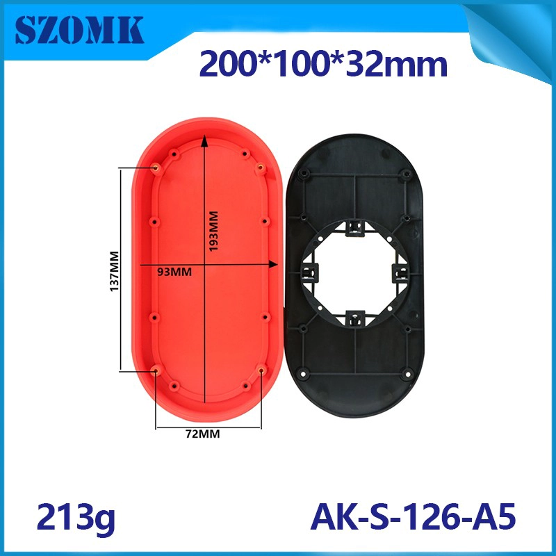 Smart New design box waterproof electronic plastic enclosures AK-S-126