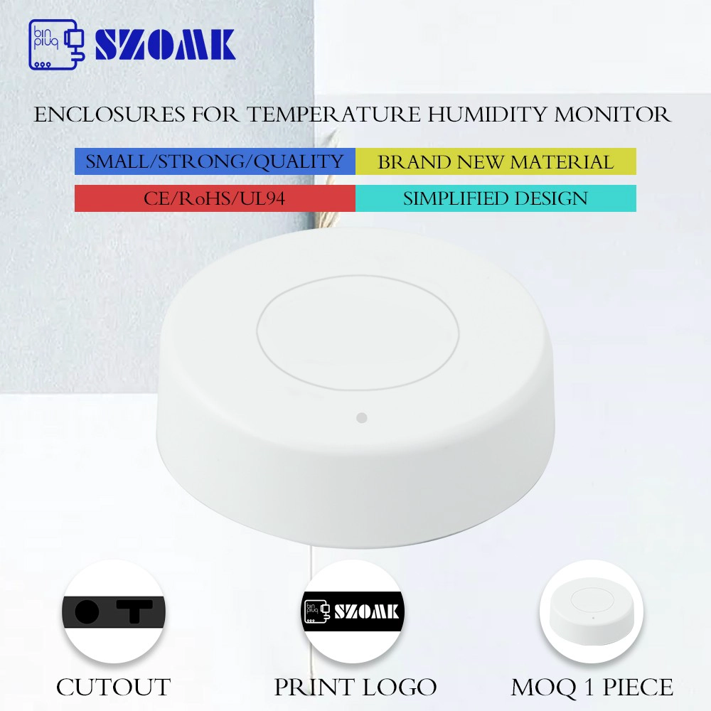 Smart home wireless mini switch housing Small Plastic junction box Plastic Casing Remote Abs Enclosure AK-R-184