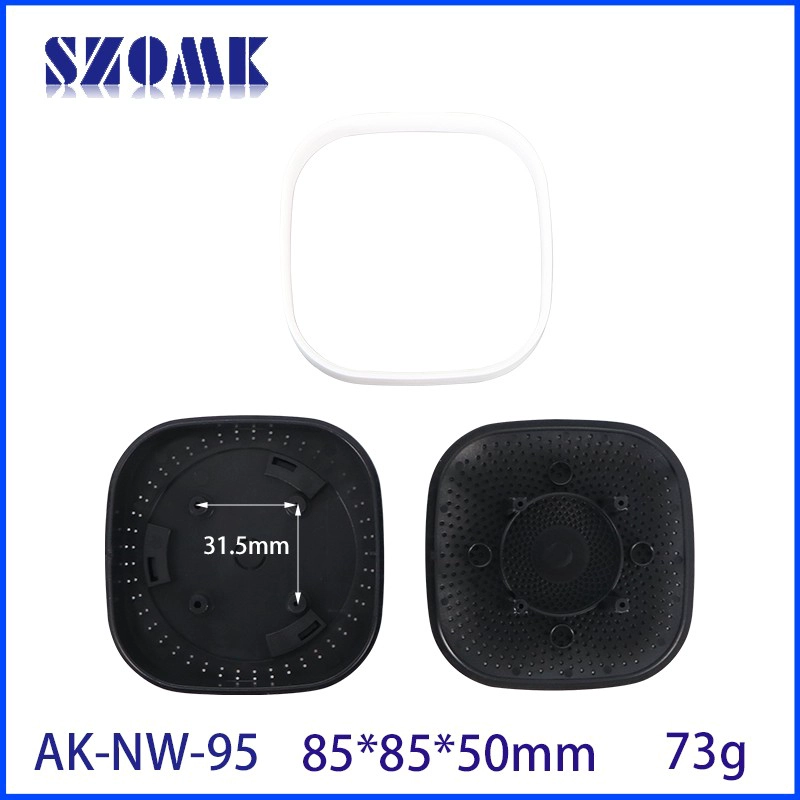 Smart Sensor Housing Wireless Gateway Rauch Sensing Lufttemperatur PM2.5 Luftmonitor Gehäuse 85*85*50 mm AK-NW-95