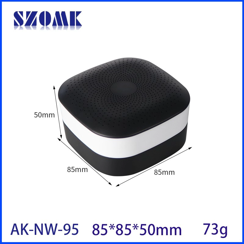 Smart Sensor Housing Wireless Gateway Rauch Sensing Lufttemperatur PM2.5 Luftmonitor Gehäuse 85*85*50 mm AK-NW-95