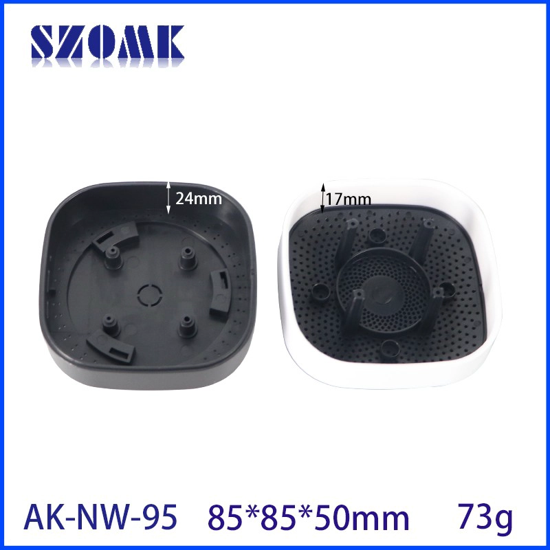 Smart Sensor Housing Wireless Gateway Rauch Sensing Lufttemperatur PM2.5 Luftmonitor Gehäuse 85*85*50 mm AK-NW-95