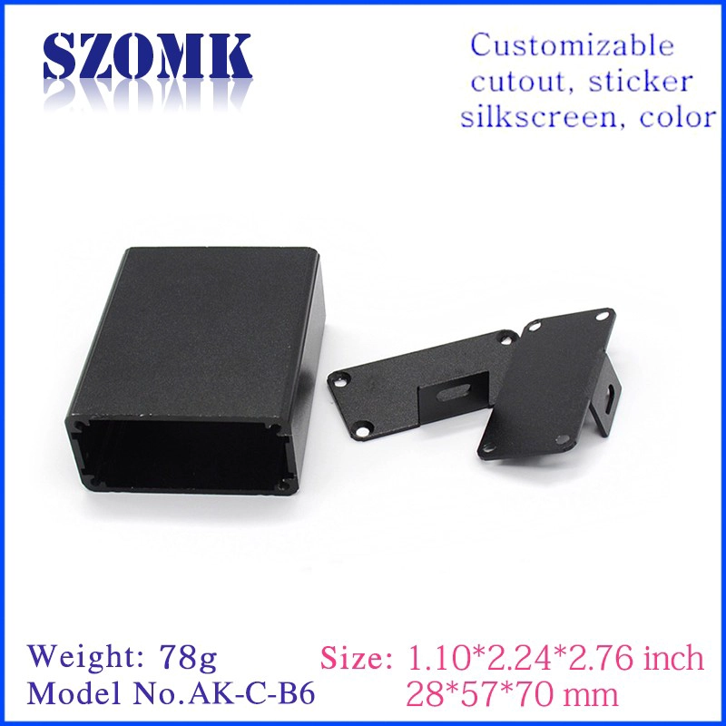 Szomk Aluminum Project Box New Aluminum Enclosure Junction housing AK-C-B6