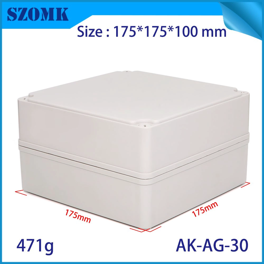 Szomk Big Square Enclosure IP66 Scatola di giunzione impermeabile AK-AG-30 175 * 175 * 100 mm