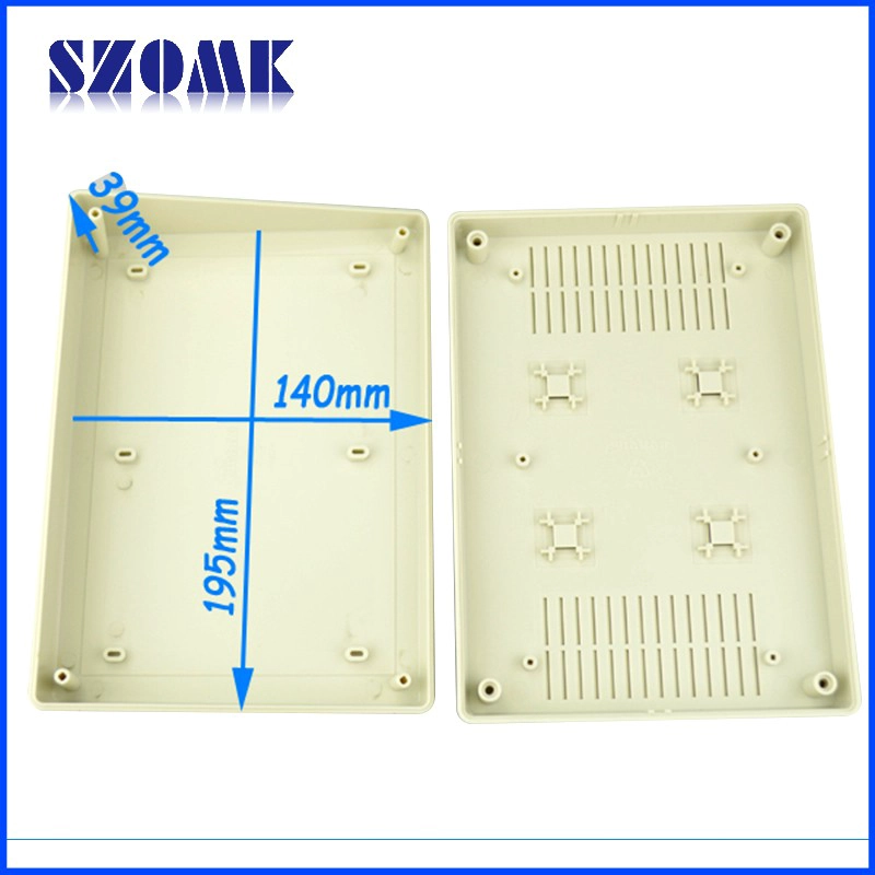Wall mounted plastic instrument case housing for electronics PCB enclosure AK-W-17,200X145X64MM