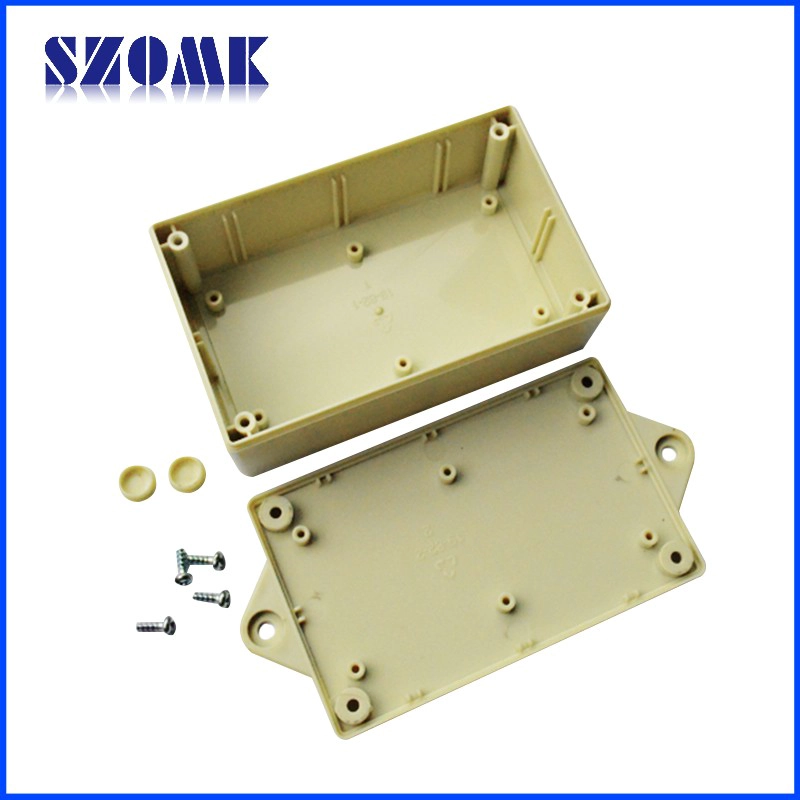 Caja de conexión electrónica de plástico ABS para montaje en pared AK-W-54, 144x57x35 mm