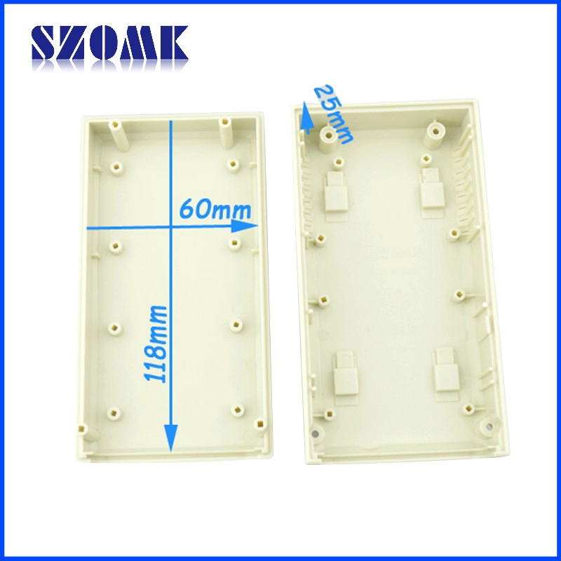 الجدار تصاعد ABS حالة الصك البلاستيك AK-W-32، 125x67x40mm